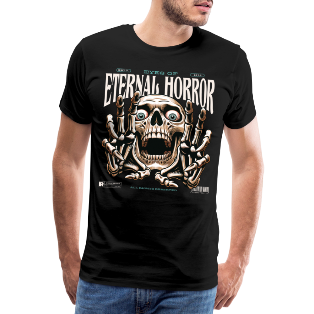 Eternal Horror Skull Halloween Horror Premium T-Shirt Herren - Schwarz