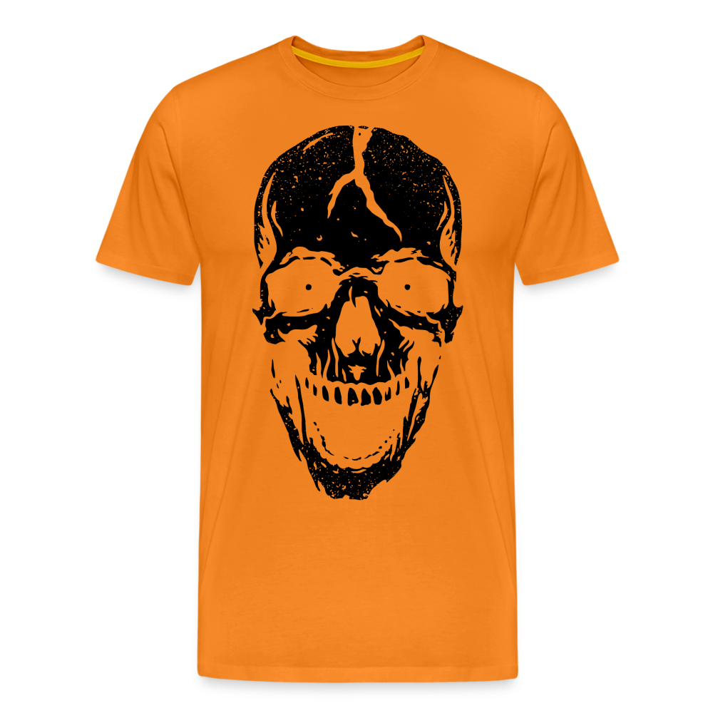 Dead Skull Totenkopf Premium T-Shirt Herren - Orange