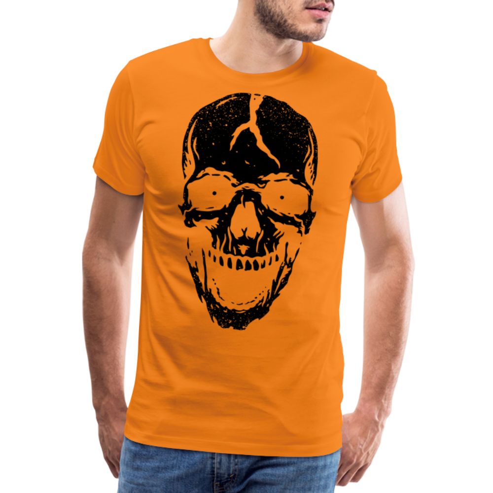 Dead Skull Totenkopf Premium T-Shirt Herren - Orange