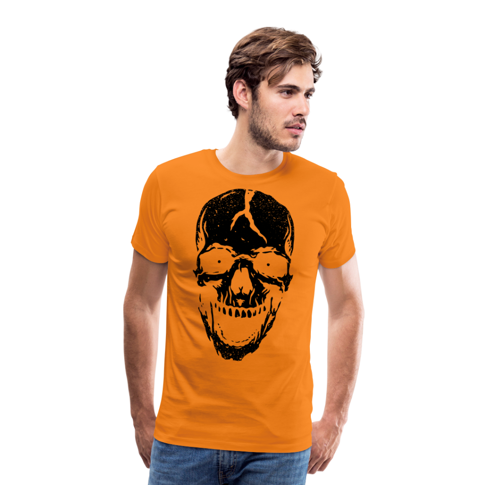 Dead Skull Totenkopf Premium T-Shirt Herren - Orange