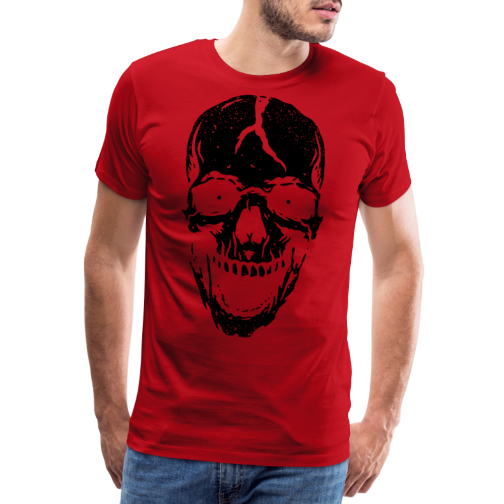 Dead Skull Totenkopf Premium T-Shirt Herren - Rot