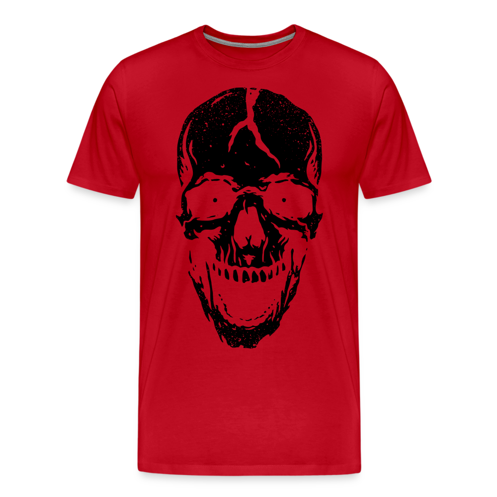 Dead Skull Totenkopf Premium T-Shirt Herren - Rot