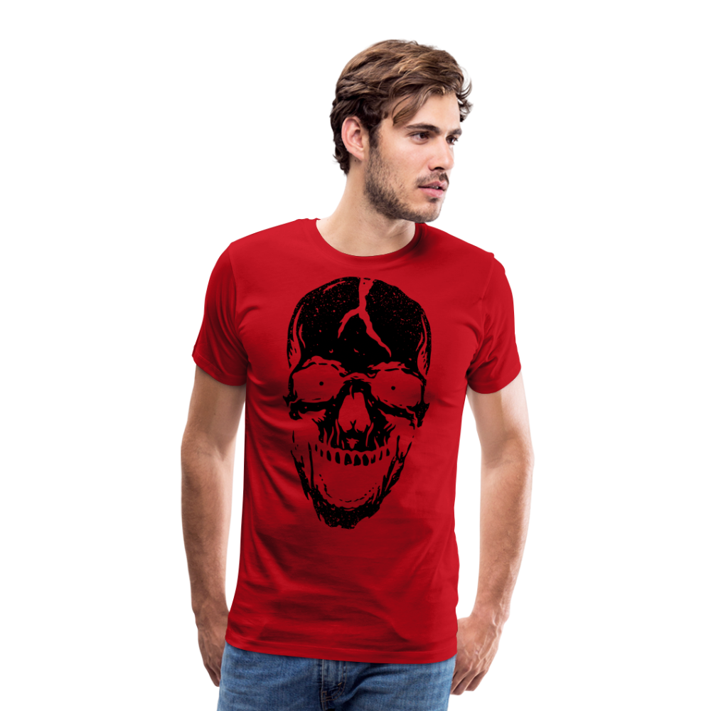 Dead Skull Totenkopf Premium T-Shirt Herren - Rot