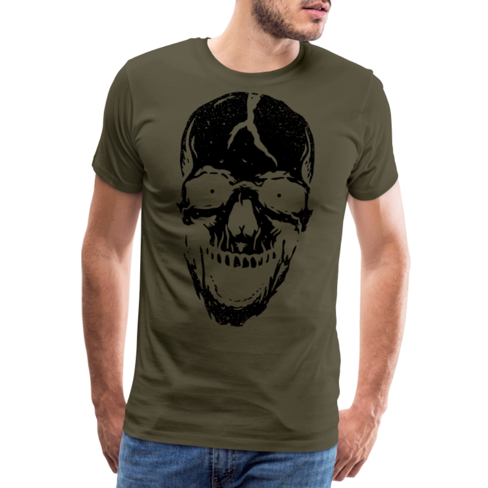 Dead Skull Totenkopf Premium T-Shirt Herren - Khaki