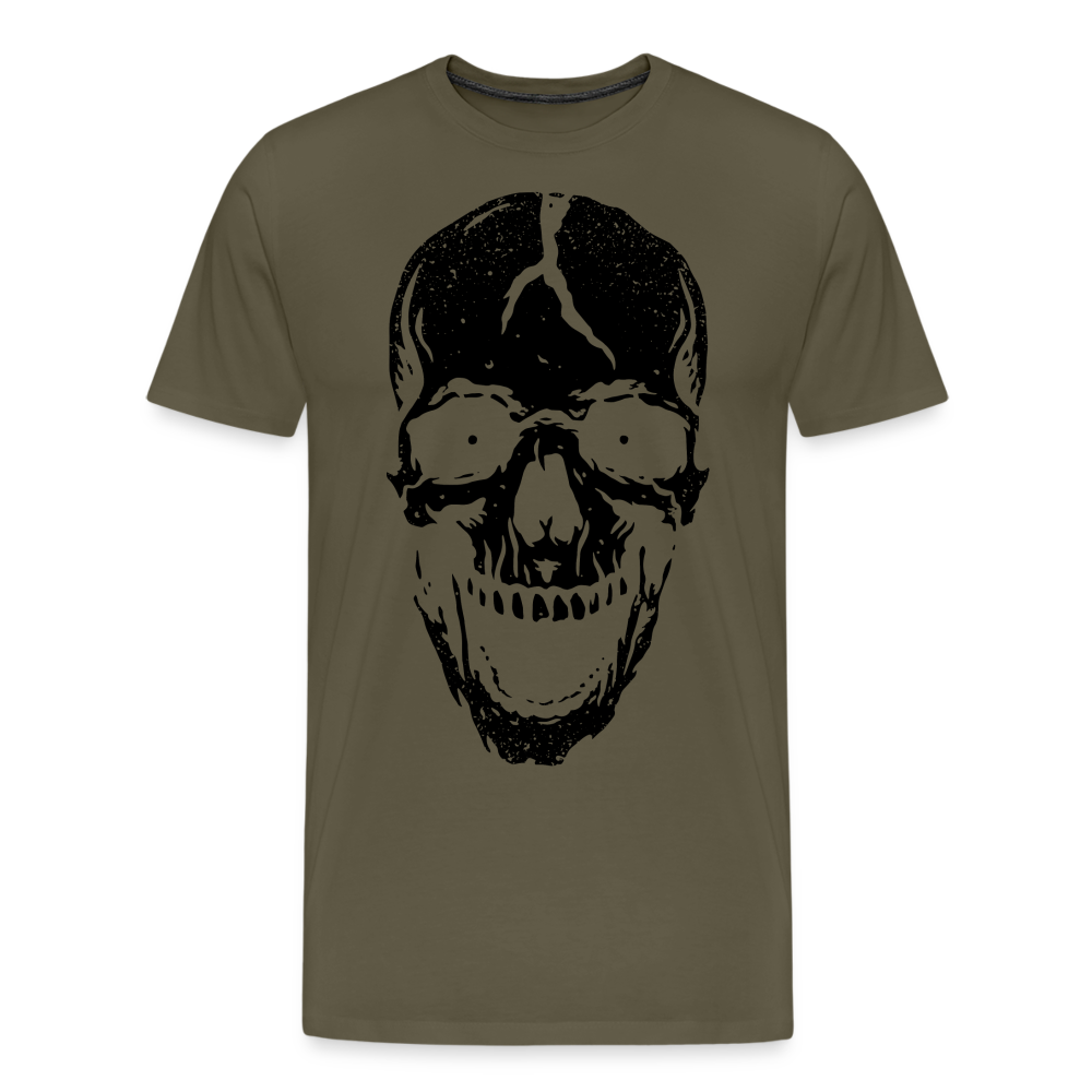 Dead Skull Totenkopf Premium T-Shirt Herren - Khaki