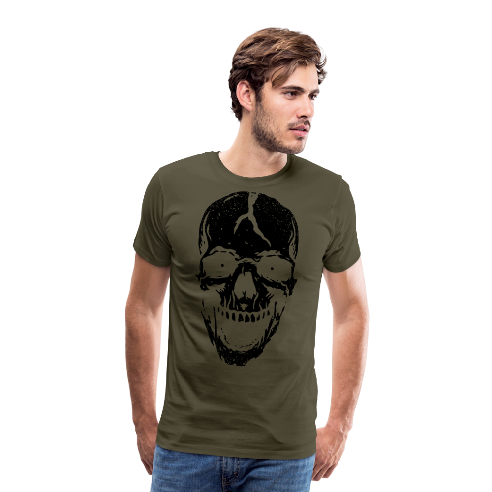 Dead Skull Totenkopf Premium T-Shirt Herren - Khaki