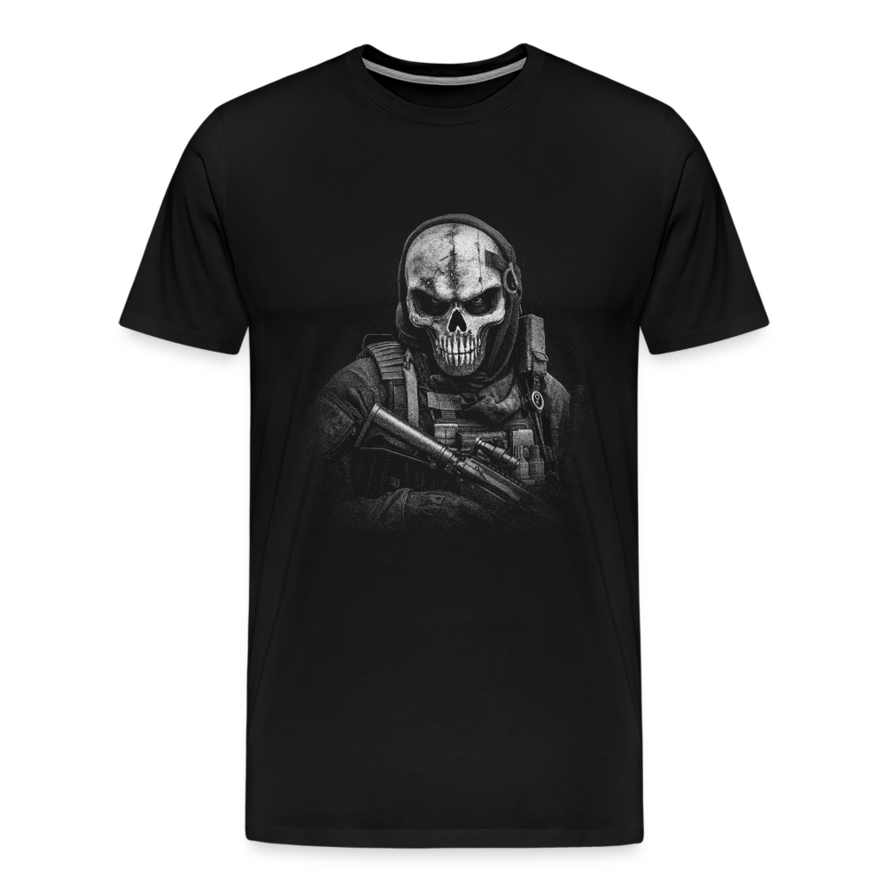 Military Skull case Totenkopf Premium T-Shirt Herren - Schwarz