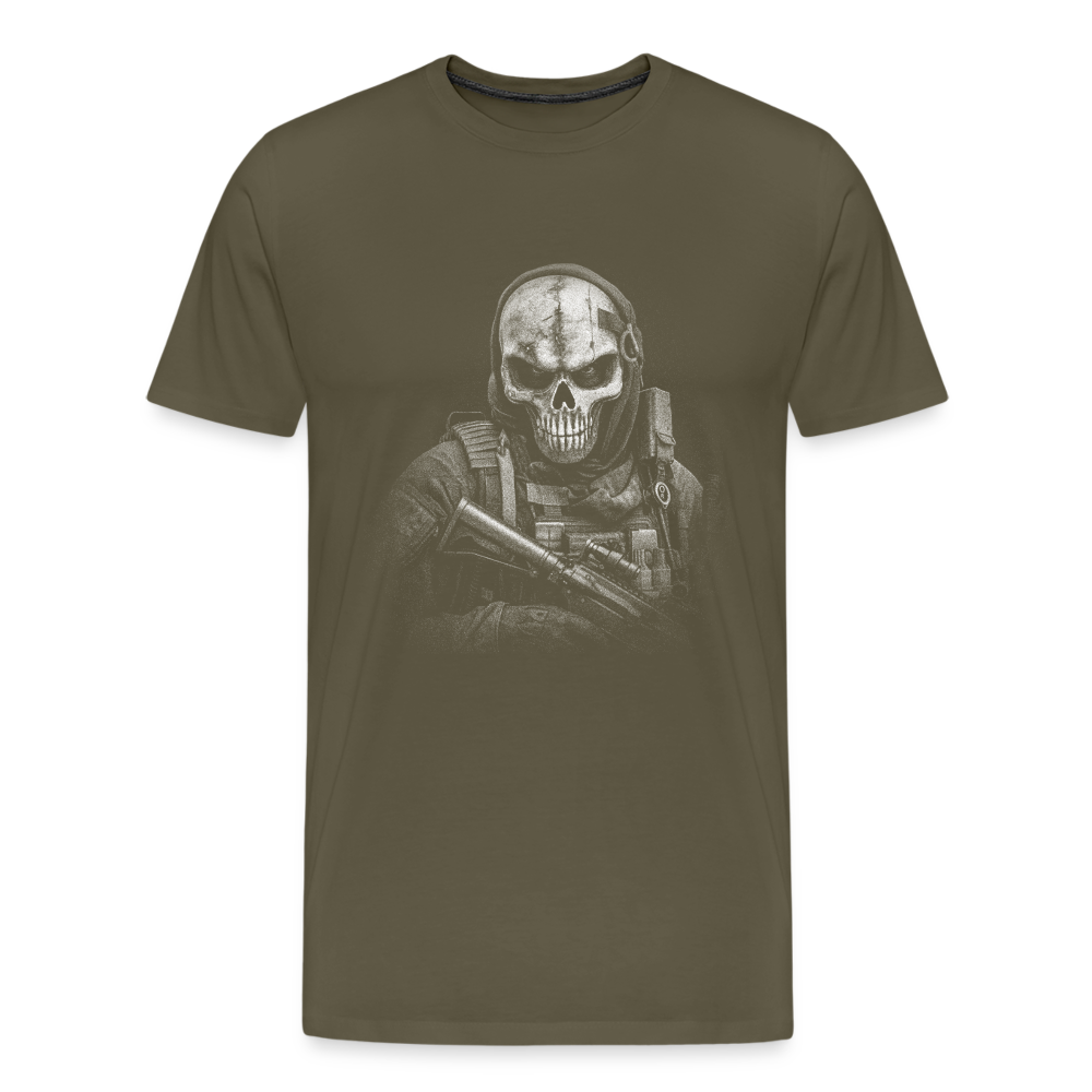 Military Skull case Totenkopf Premium T-Shirt Herren - Khaki