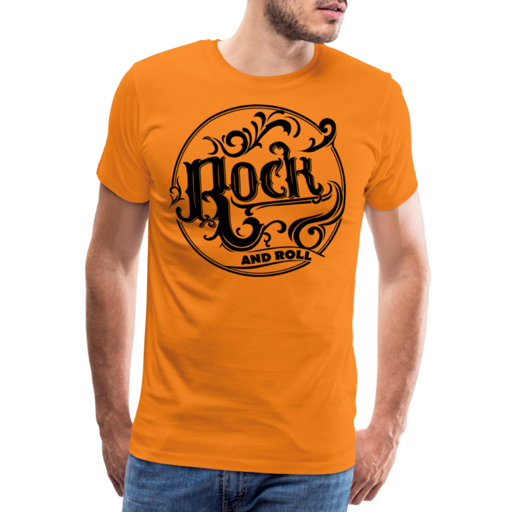 Rock and Roll 1 Premium T-Shirt Herren - Orange