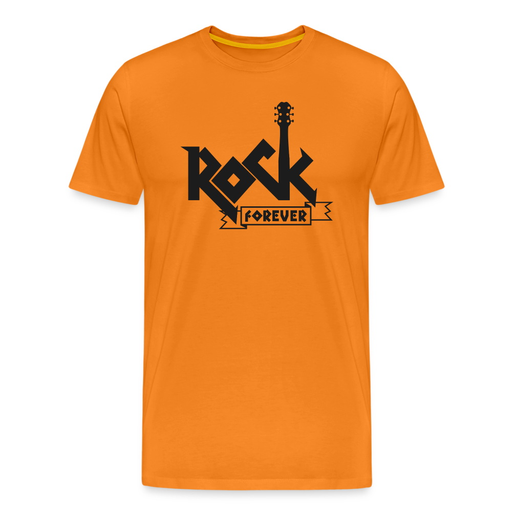 Rock forever Rock and Roll Premium T-Shirt Herren - Orange