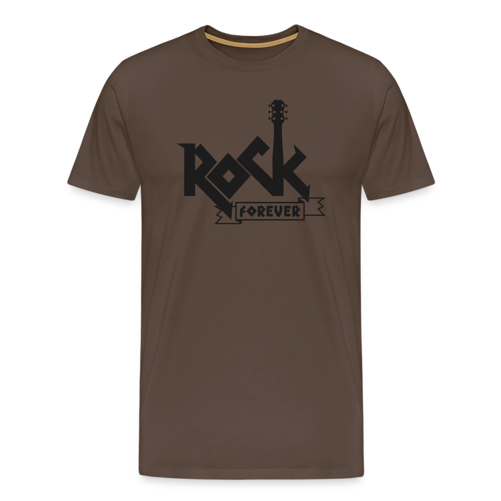Rock forever Rock and Roll Premium T-Shirt Herren - Edelbraun