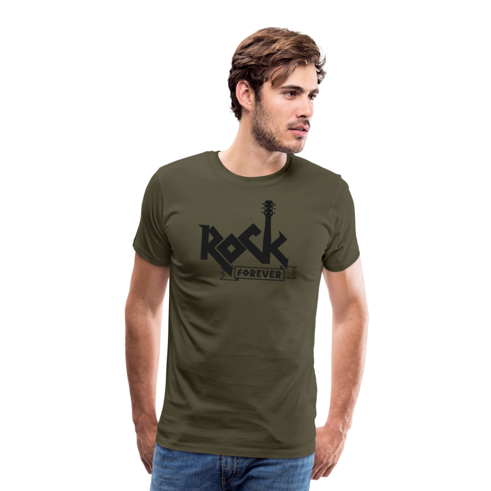 Rock forever Rock and Roll Premium T-Shirt Herren - Khaki