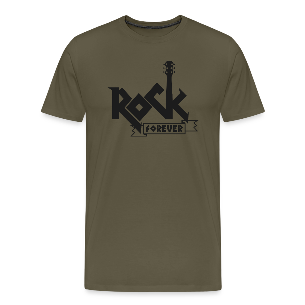 Rock forever Rock and Roll Premium T-Shirt Herren - Khaki