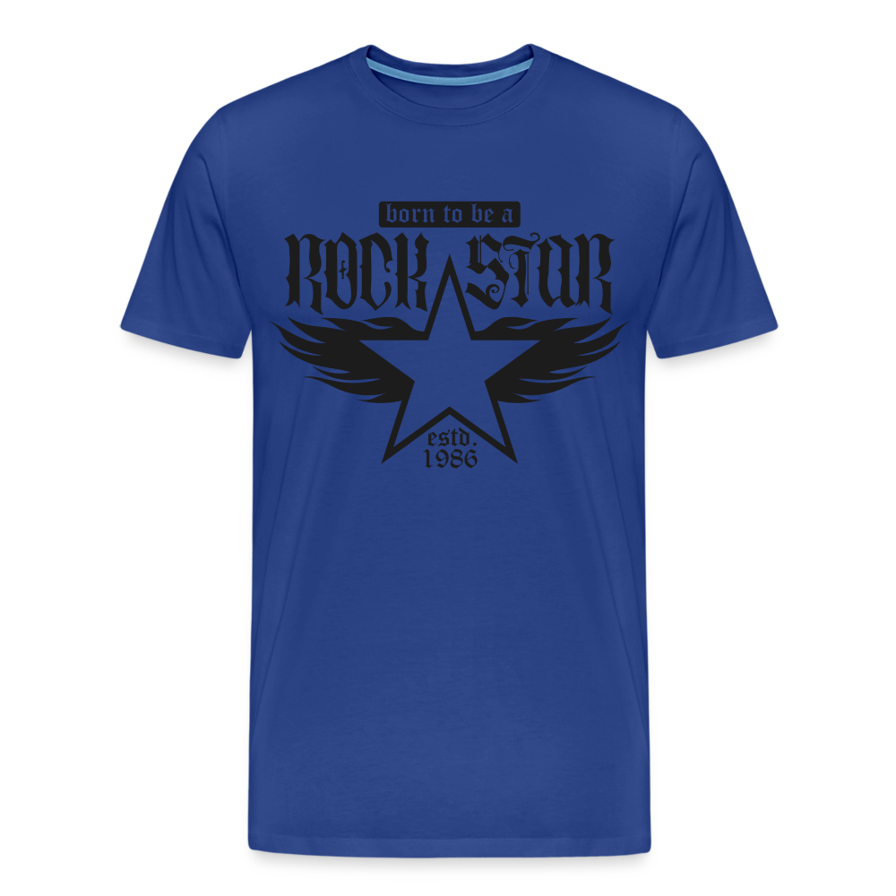 Rock Star Rock and Roll Premium T-Shirt Herren - Königsblau