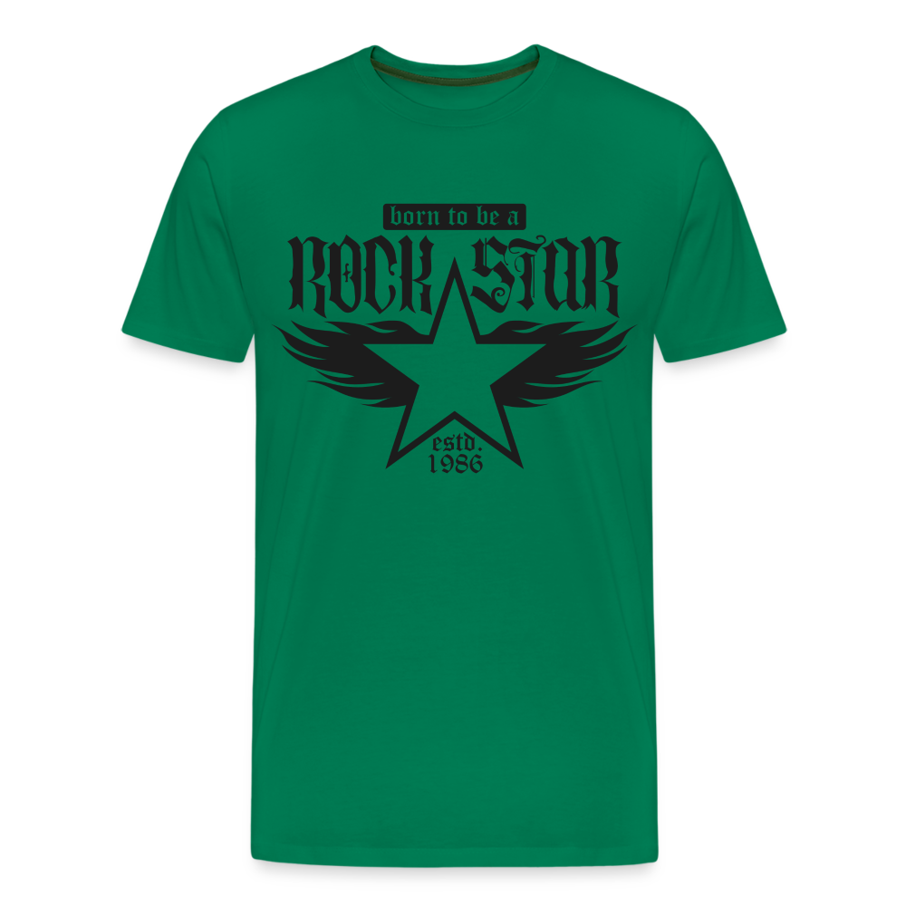 Rock Star Rock and Roll Premium T-Shirt Herren - Kelly Green