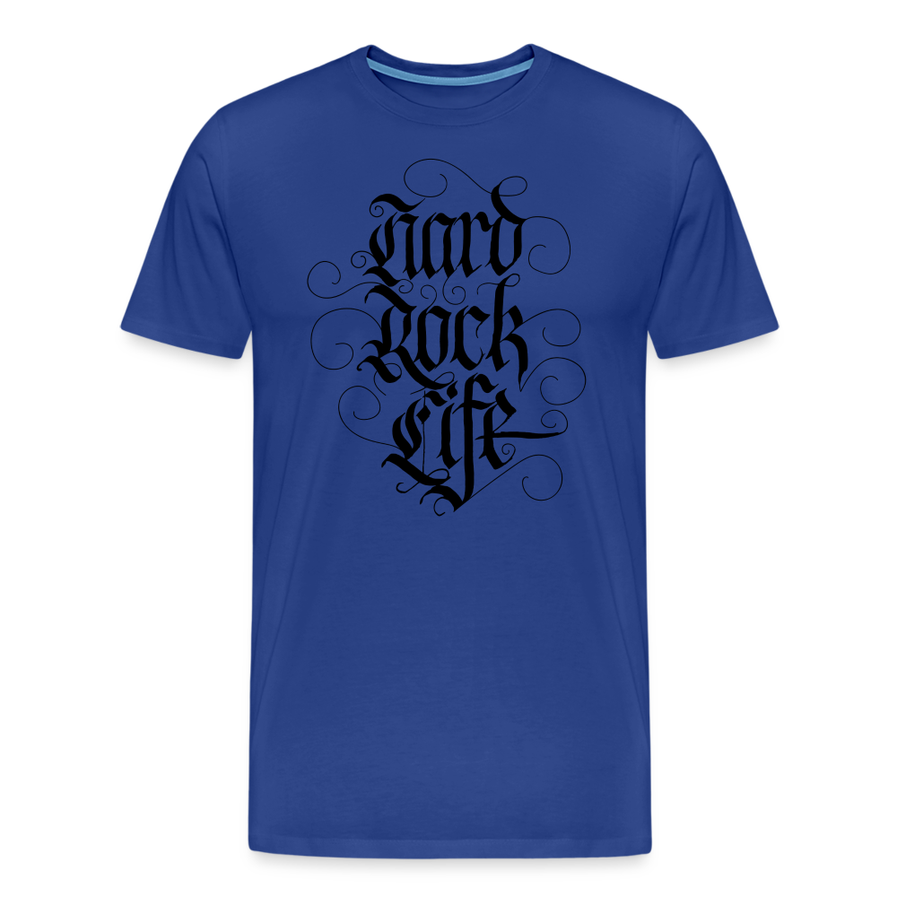 Hard Rock Life Rock and Roll Premium T-Shirt Herren - Königsblau