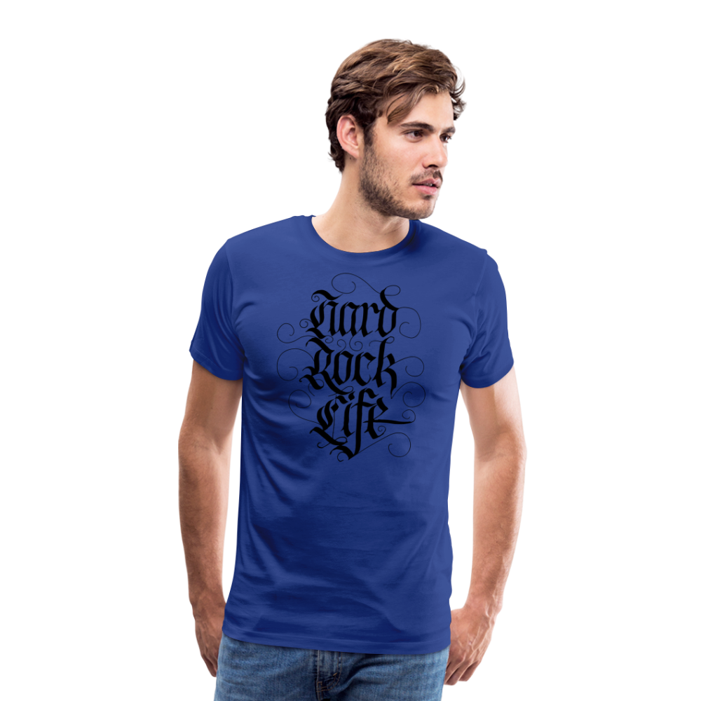 Hard Rock Life Rock and Roll Premium T-Shirt Herren - Königsblau