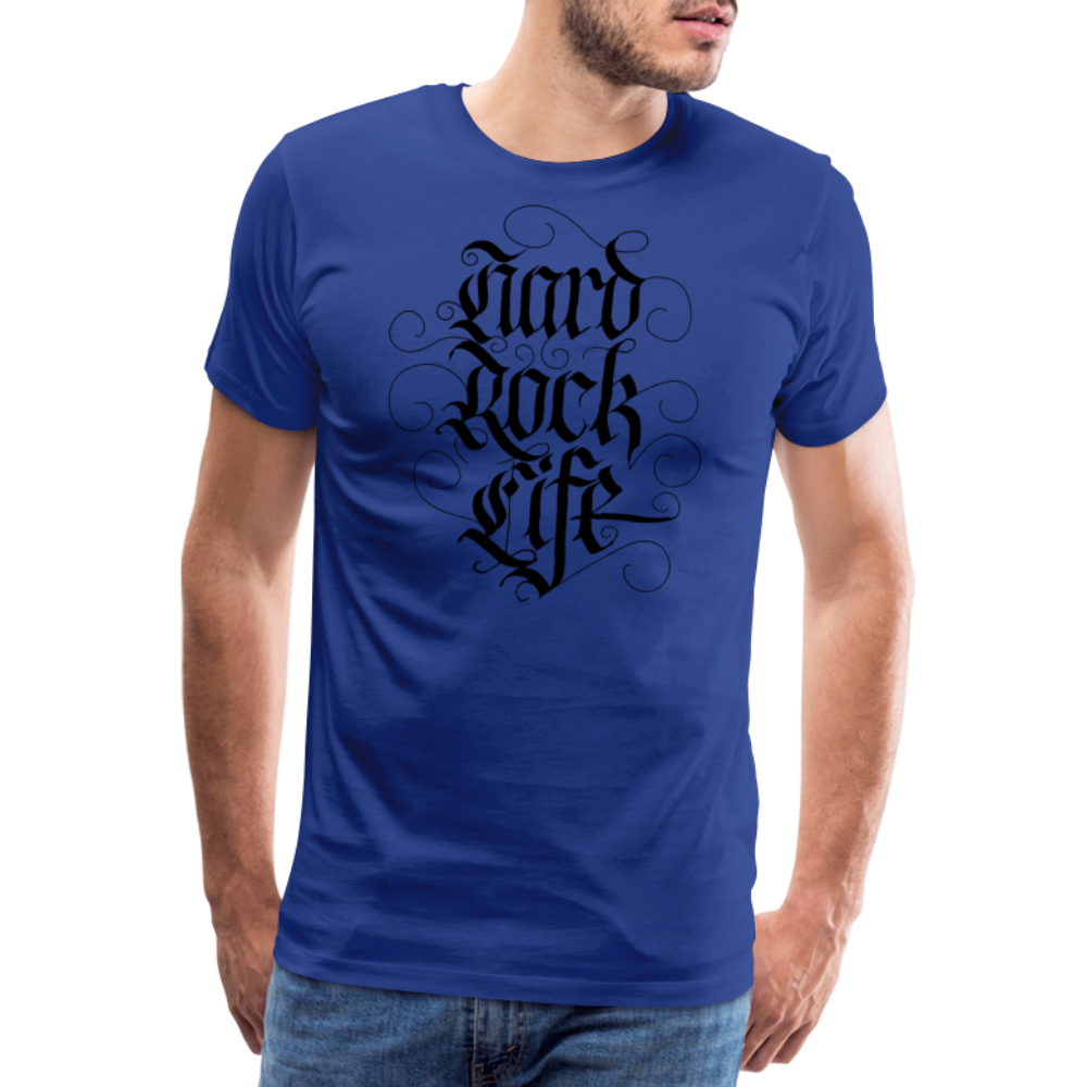Hard Rock Life Rock and Roll Premium T-Shirt Herren - Königsblau