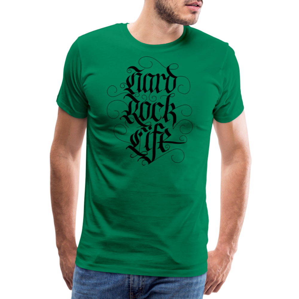 Hard Rock Life Rock and Roll Premium T-Shirt Herren - Kelly Green