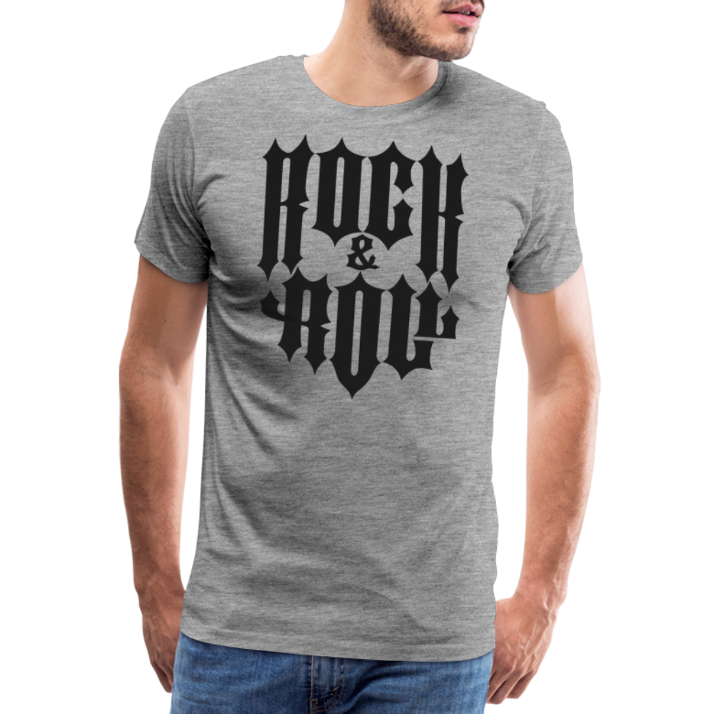 Rock and Roll 2 Premium T-Shirt Herren - Grau meliert