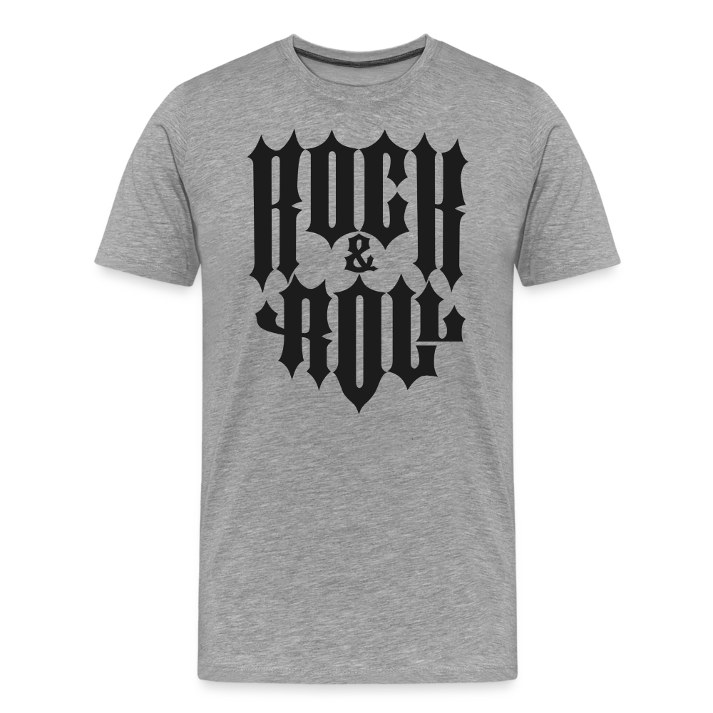 Rock and Roll 2 Premium T-Shirt Herren - Grau meliert