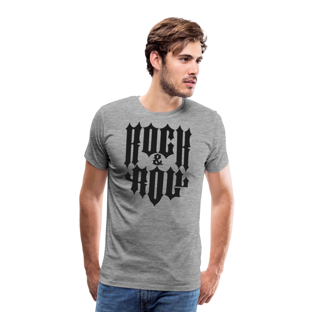 Rock and Roll 2 Premium T-Shirt Herren - Grau meliert