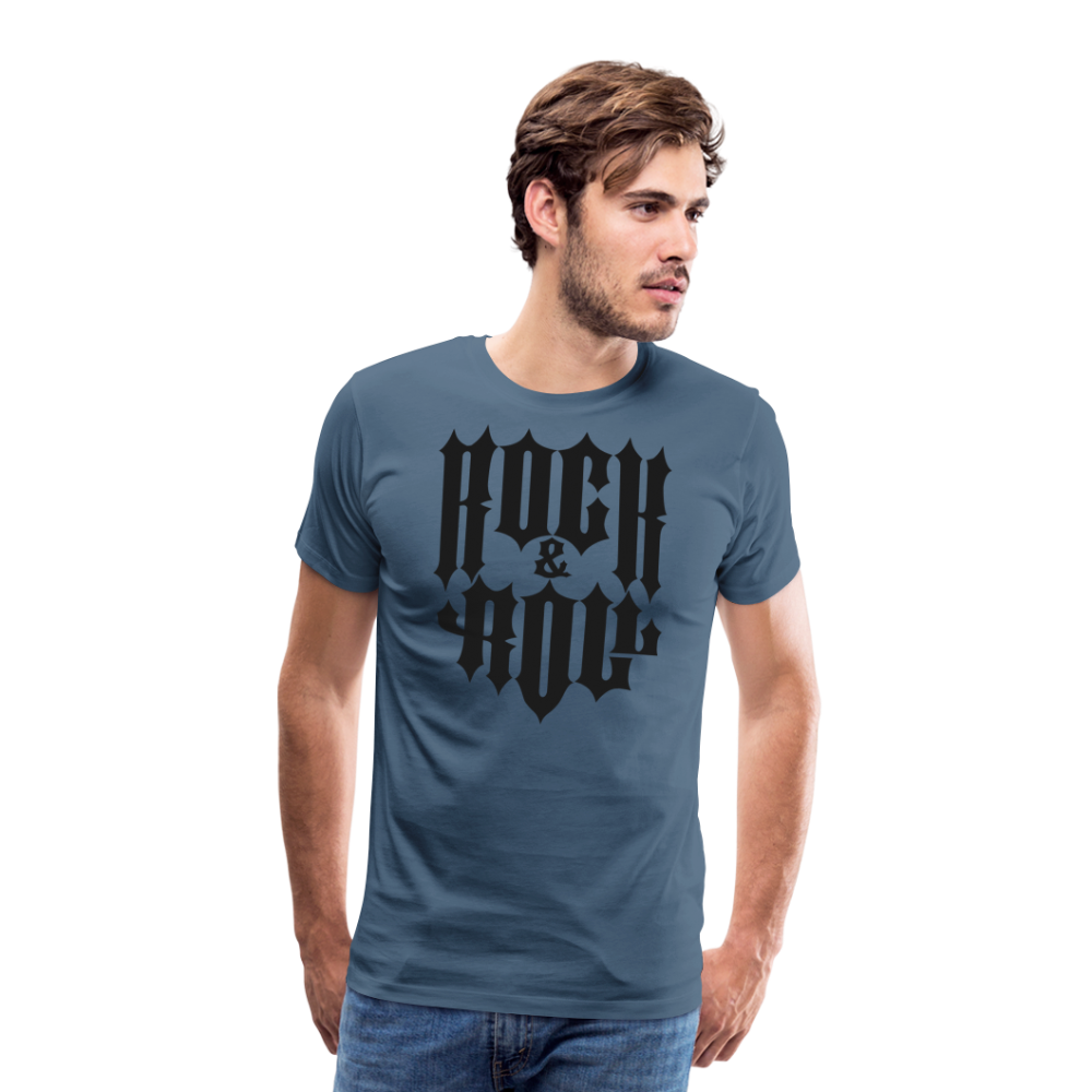 Rock and Roll 2 Premium T-Shirt Herren - Blaugrau