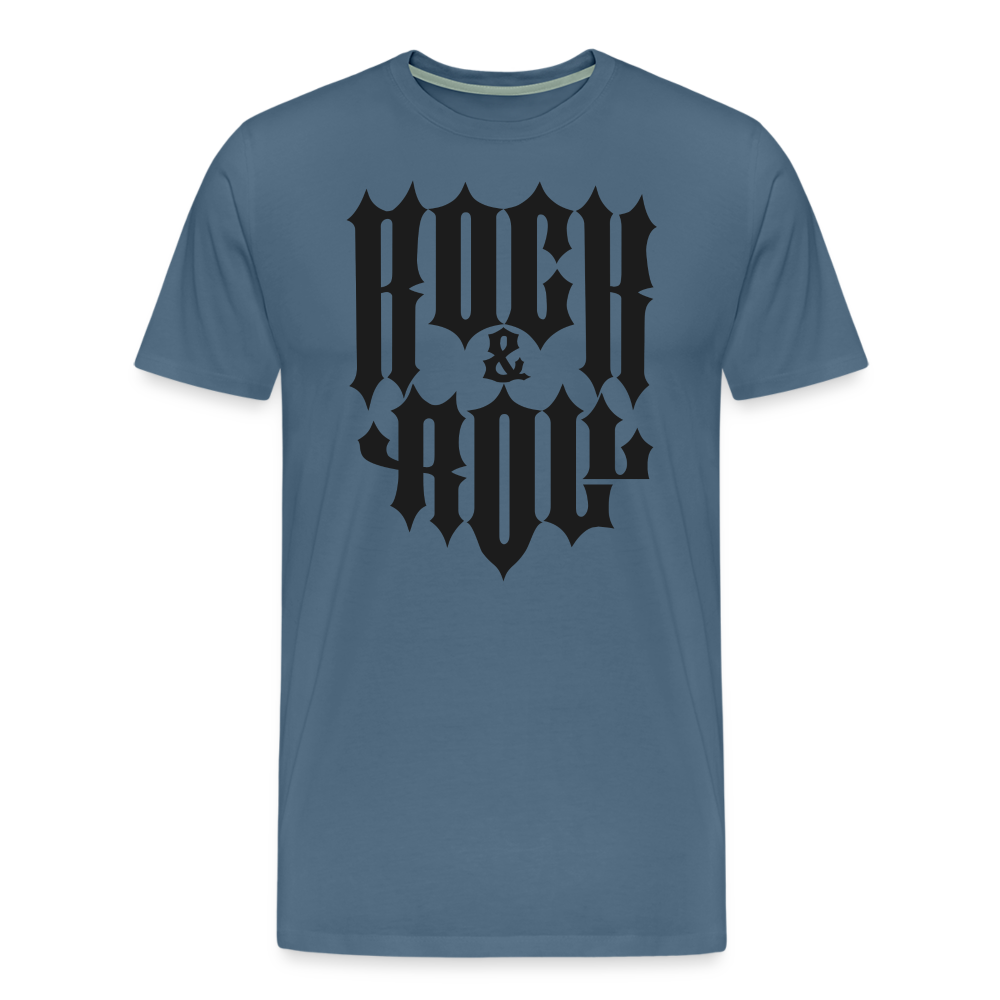 Rock and Roll 2 Premium T-Shirt Herren - Blaugrau