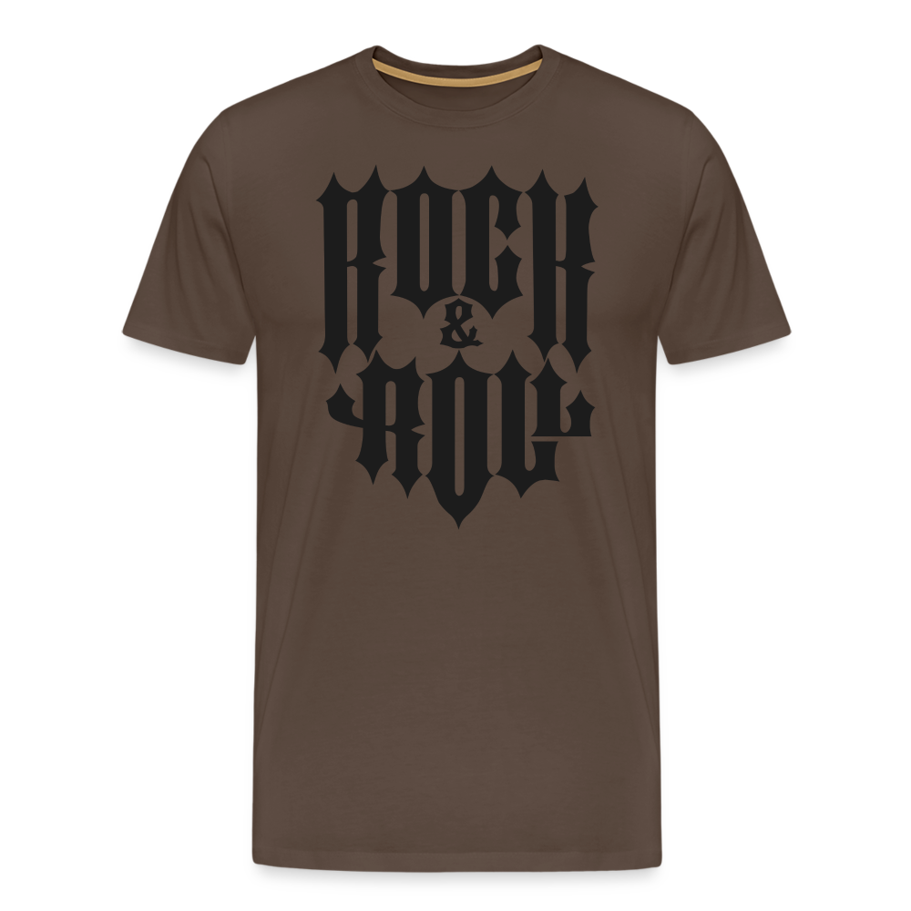 Rock and Roll 2 Premium T-Shirt Herren - Edelbraun