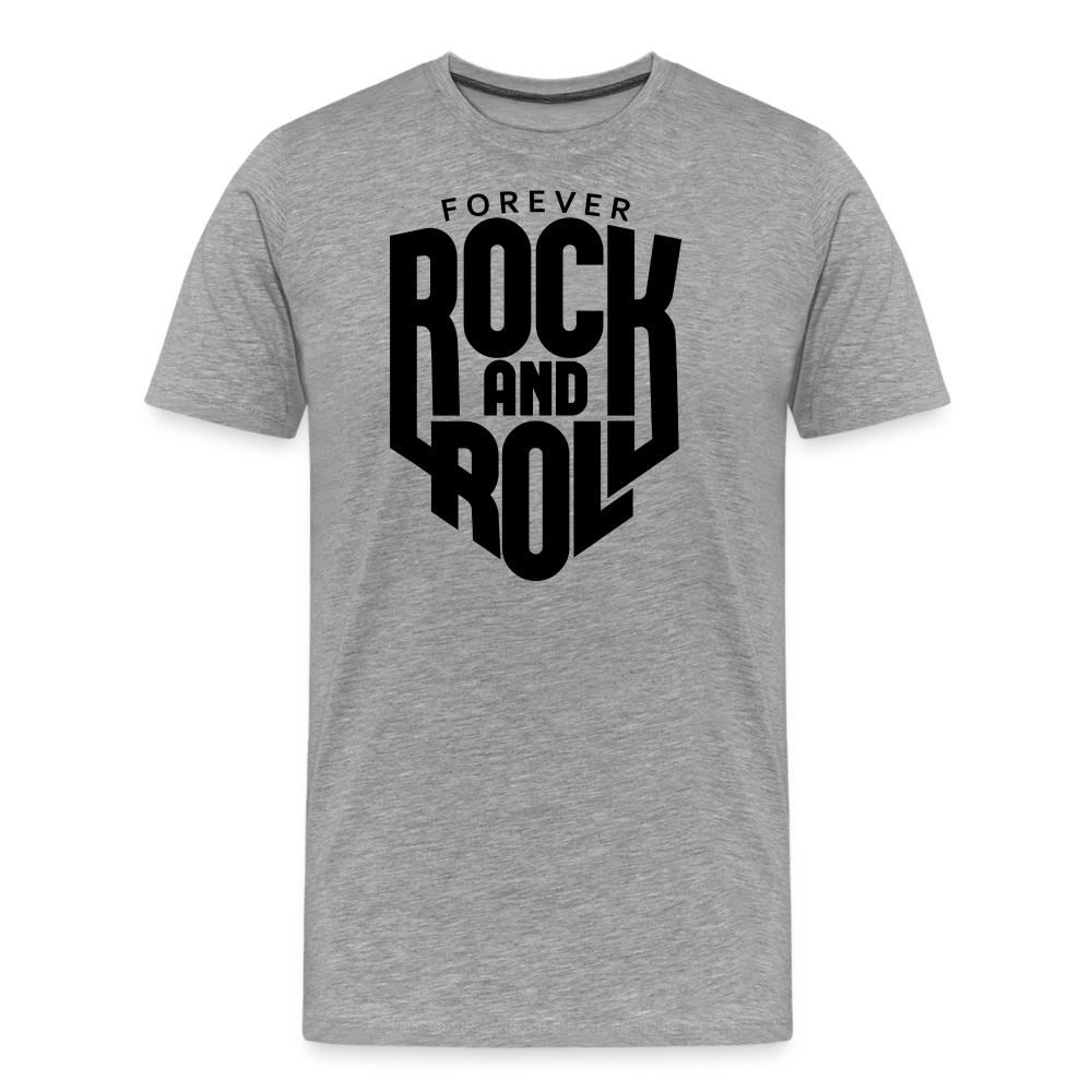 Forever Rock and Roll Premium T-Shirt Herren - Grau meliert