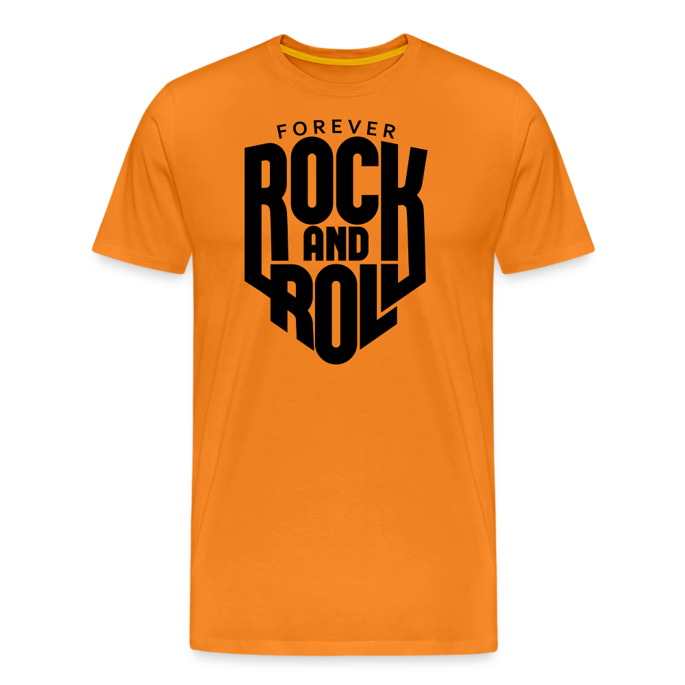 Forever Rock and Roll Premium T-Shirt Herren - Orange