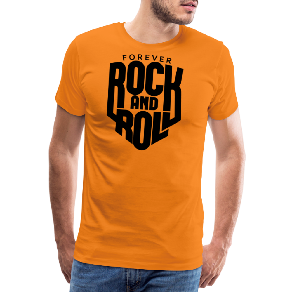 Forever Rock and Roll Premium T-Shirt Herren - Orange