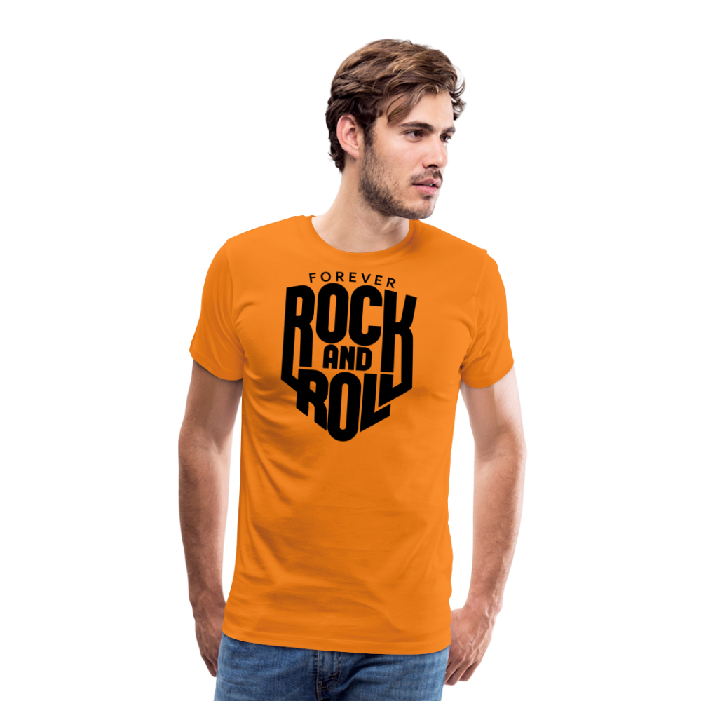Forever Rock and Roll Premium T-Shirt Herren - Orange