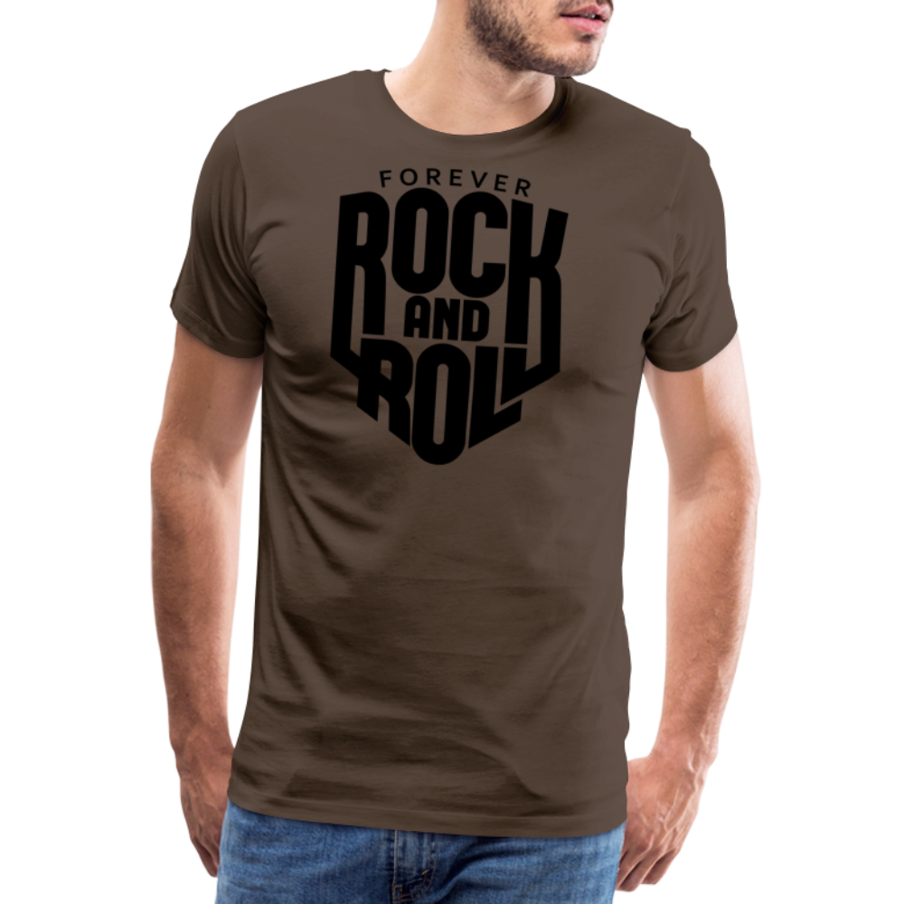 Forever Rock and Roll Premium T-Shirt Herren - Edelbraun