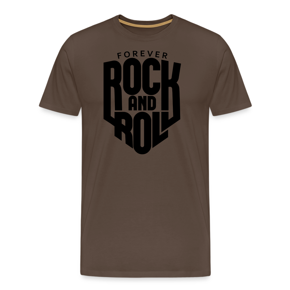 Forever Rock and Roll Premium T-Shirt Herren - Edelbraun