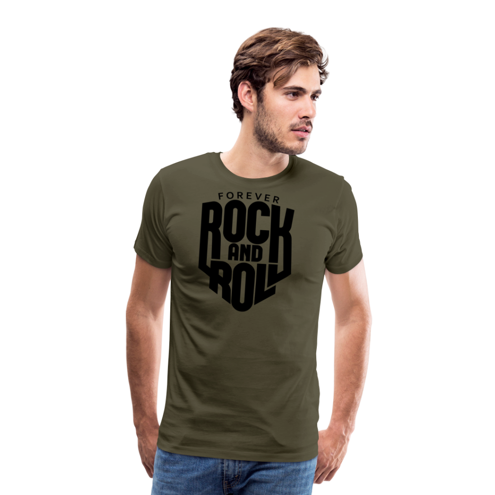 Forever Rock and Roll Premium T-Shirt Herren - Khaki