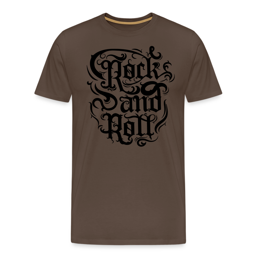 Rock and Roll 3 Premium T-Shirt Herren - Edelbraun
