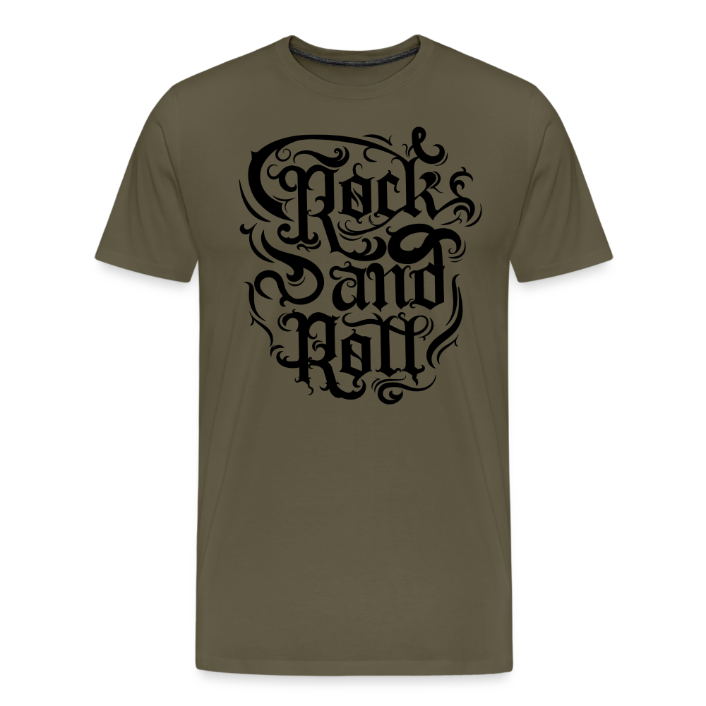 Rock and Roll 3 Premium T-Shirt Herren - Khaki