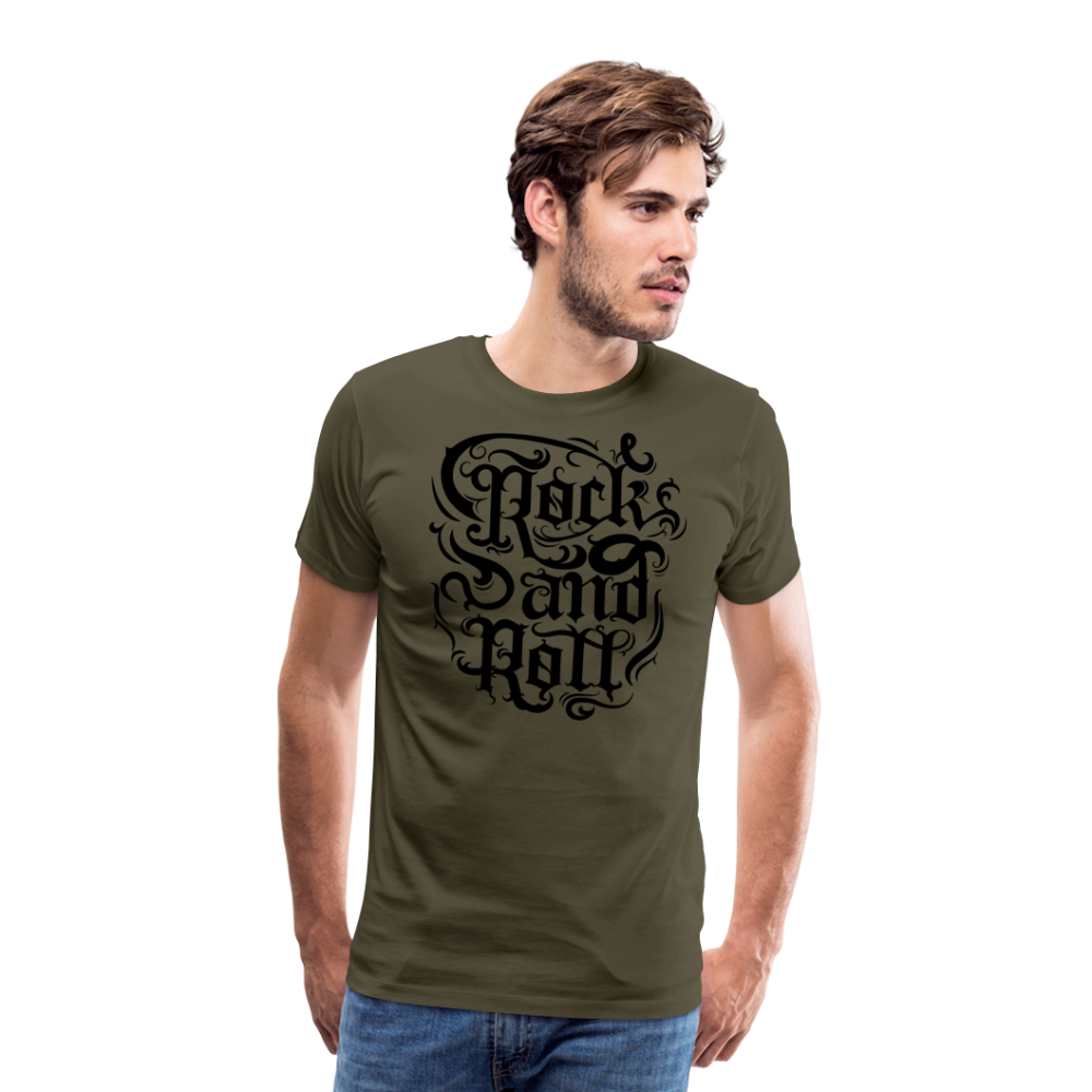 Rock and Roll 3 Premium T-Shirt Herren - Khaki