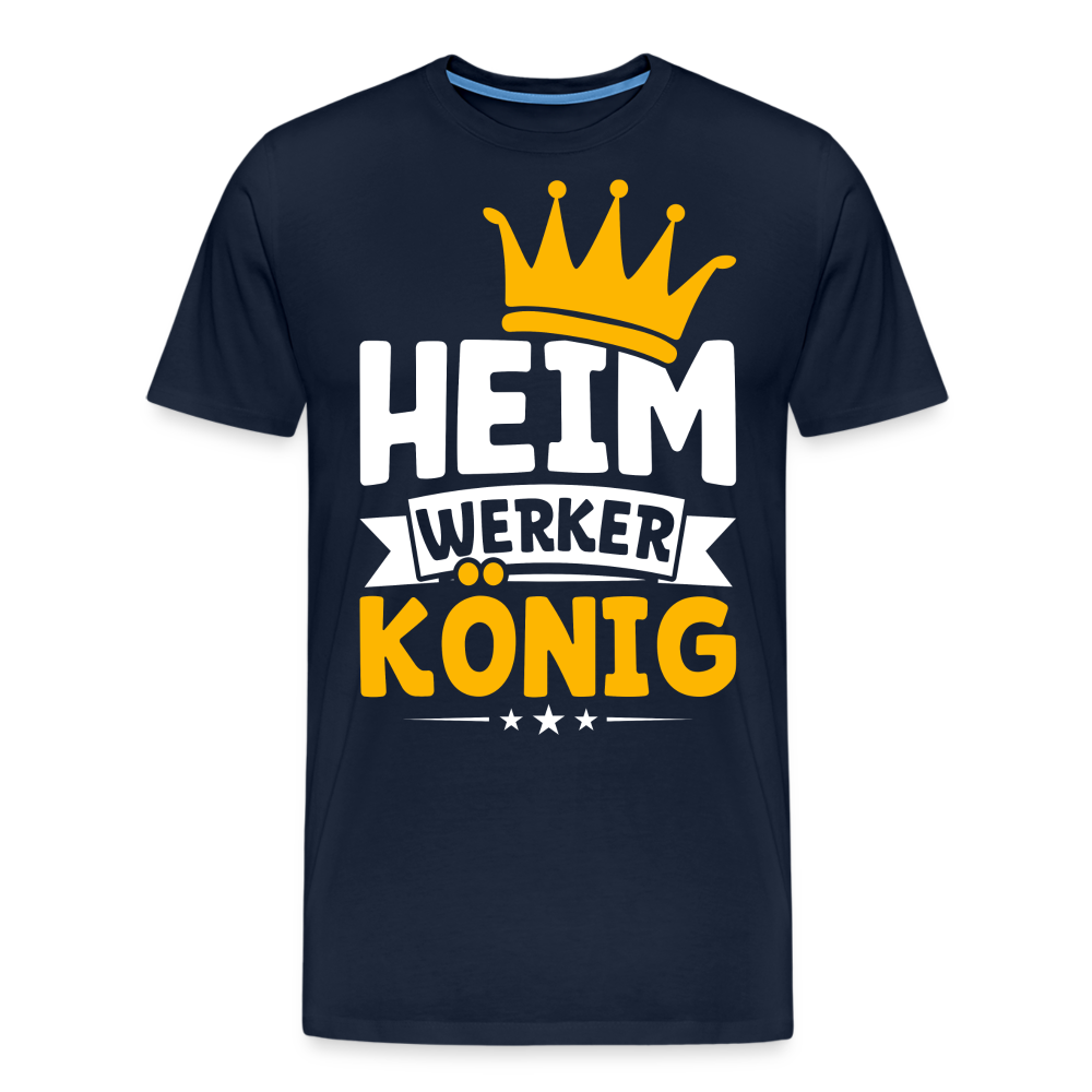 Heimwerker König lustiges Premium T-Shirt Herren - Navy