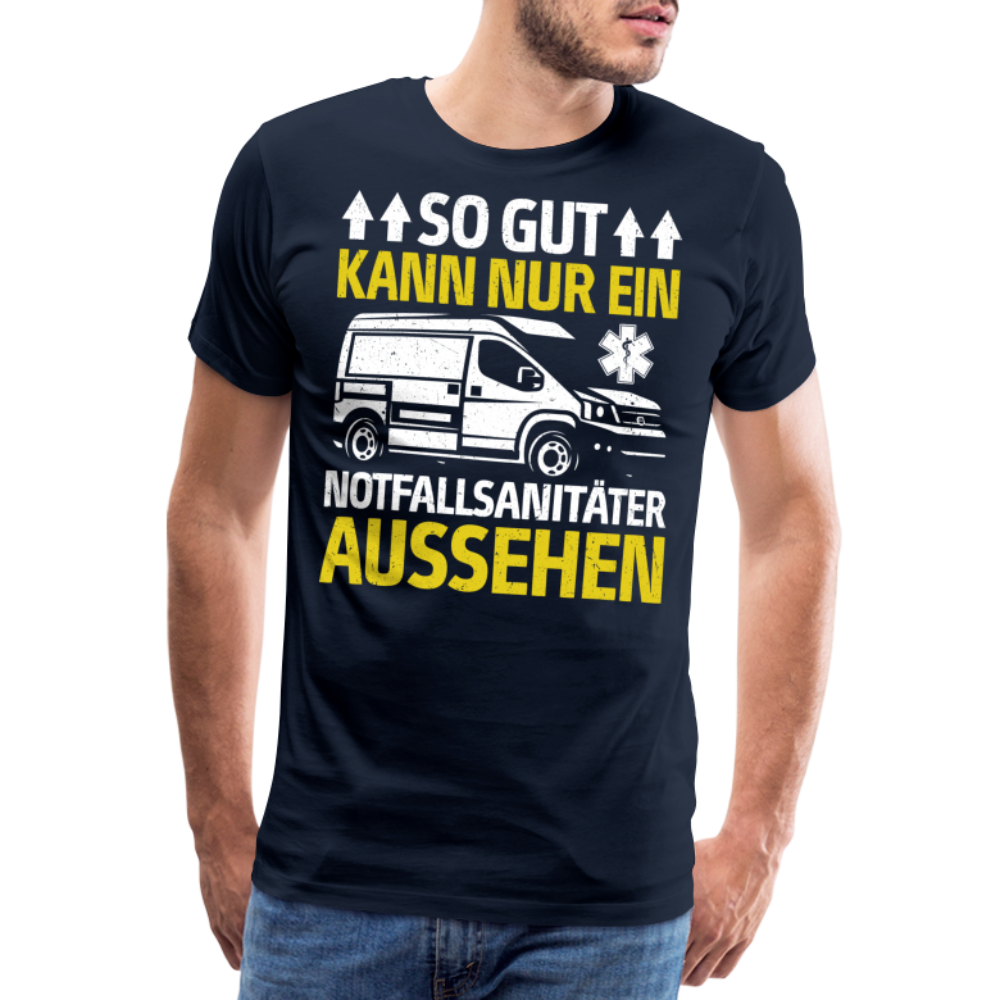 Notfallsanitäter lustiges Premium T-Shirt Herren - Navy