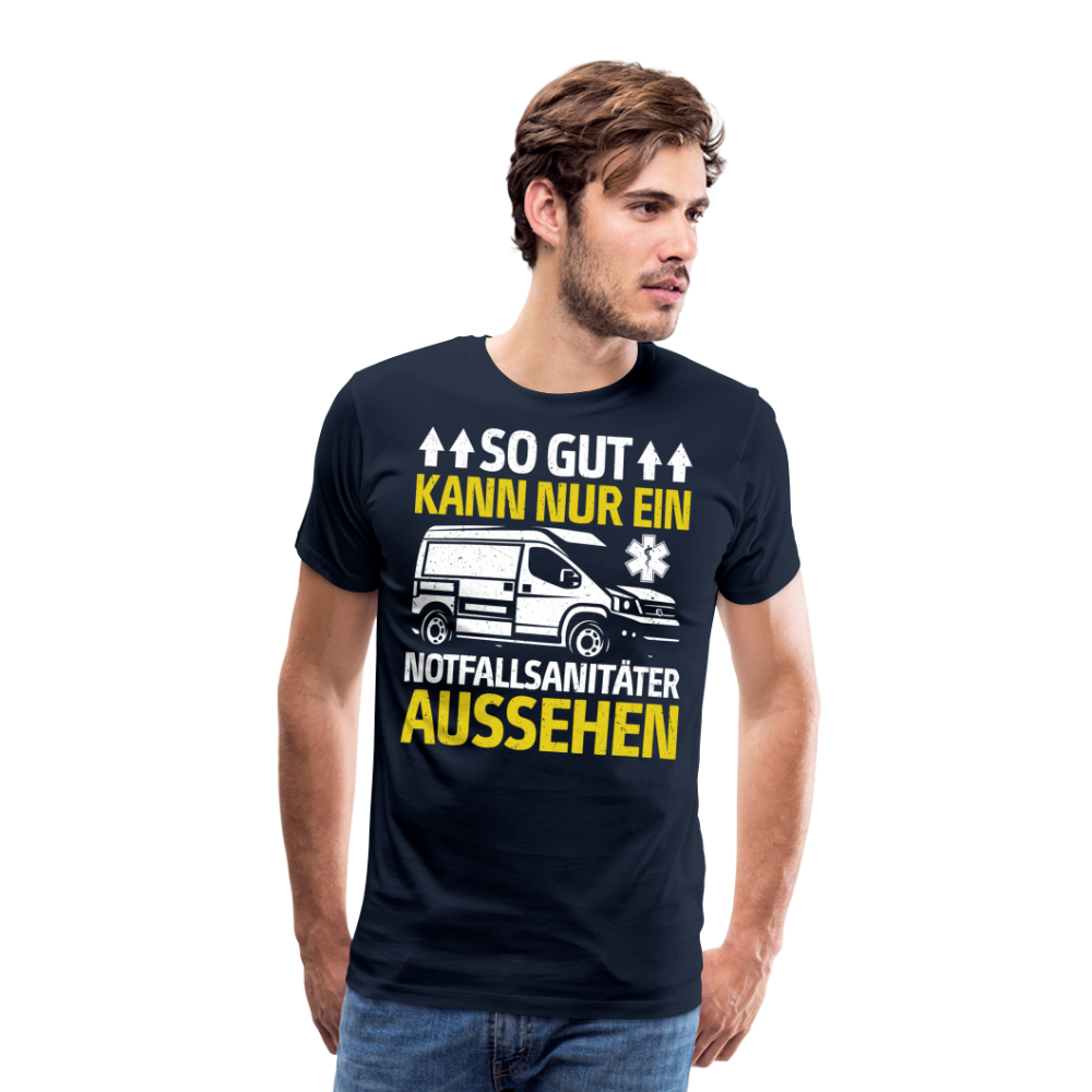 Notfallsanitäter lustiges Premium T-Shirt Herren - Navy