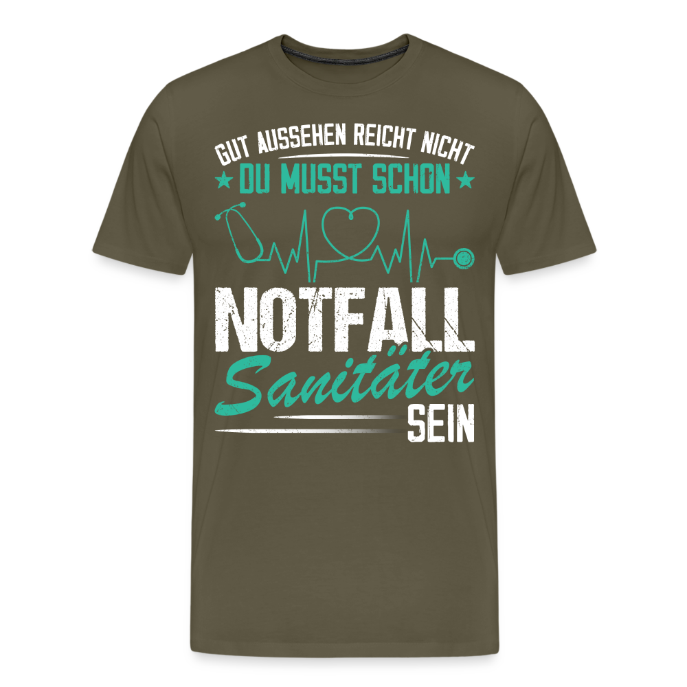 Notfallsanitäter gut aussehen reicht nicht lustiges Premium T-Shirt Herren - Khaki