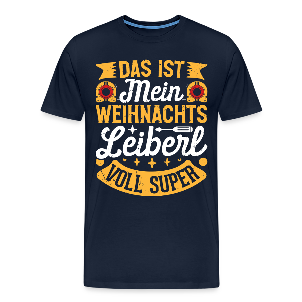 mein Weihnachtsleiberl lustiges Premium T-Shirt Herren - Navy