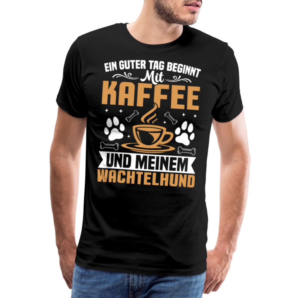 ein guter Tag lustiges Premium T-Shirt Herren - Schwarz