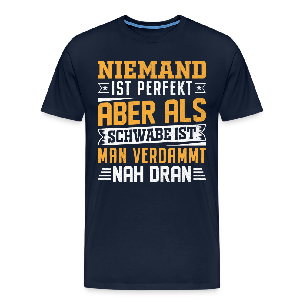 Schwabe lustiges Premium T-Shirt Herren - Navy