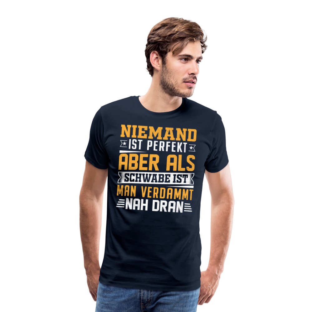 Schwabe lustiges Premium T-Shirt Herren - Navy