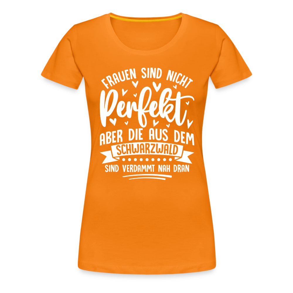 Frauen aus dem Schwarzwald lustiges Premium T-Shirt Damen - Orange