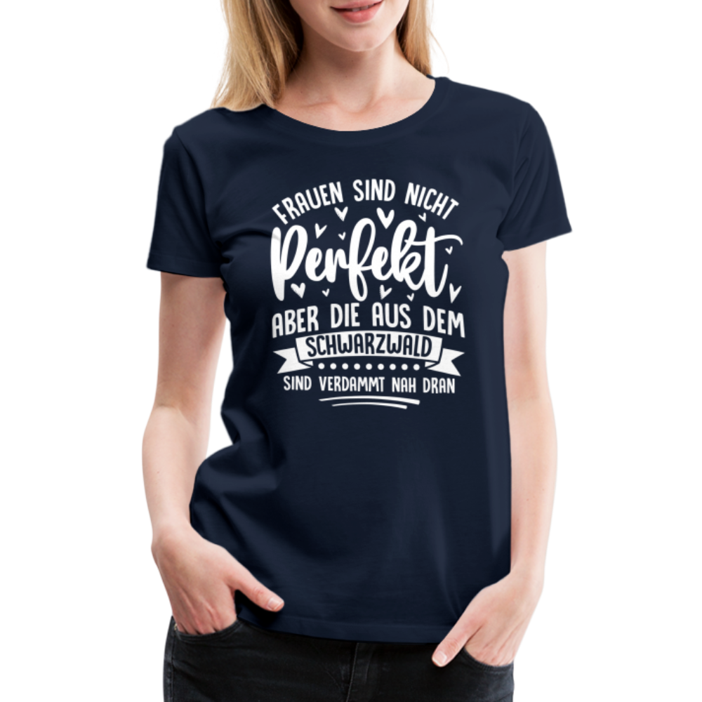 Frauen aus dem Schwarzwald lustiges Premium T-Shirt Damen - Navy