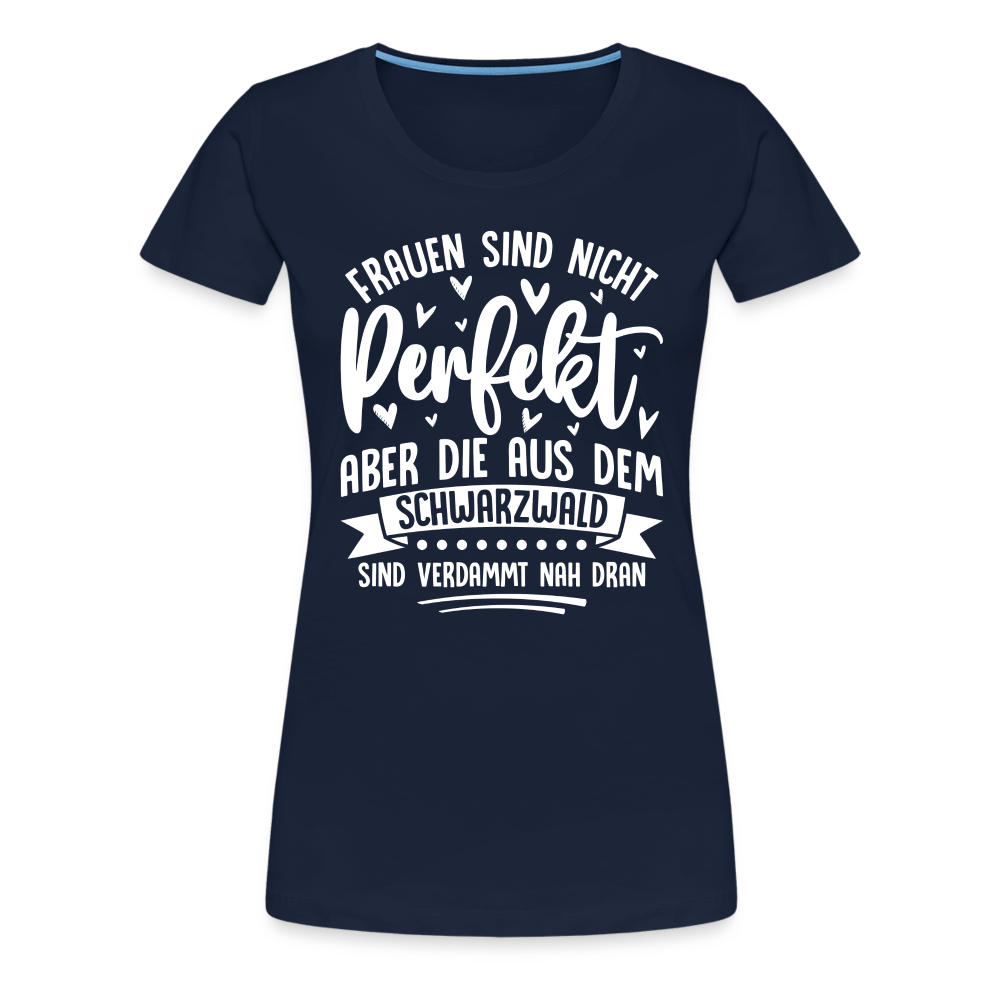 Frauen aus dem Schwarzwald lustiges Premium T-Shirt Damen - Navy